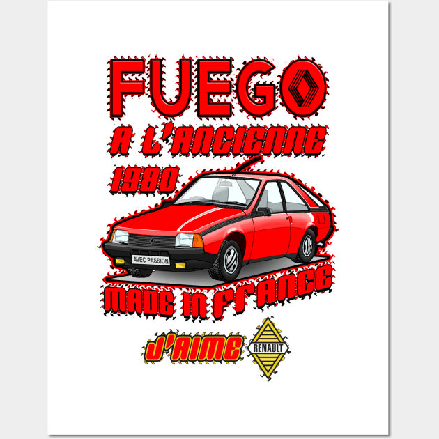 Fuego Renault Wall Art by Extracom